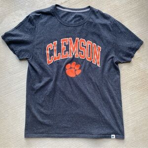 Clemson Tigers Men’s Gray T-Shirt  Russell Athletic - Large College
